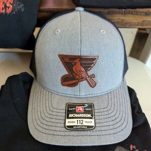 Cardinals/blues Leather Patch Hat